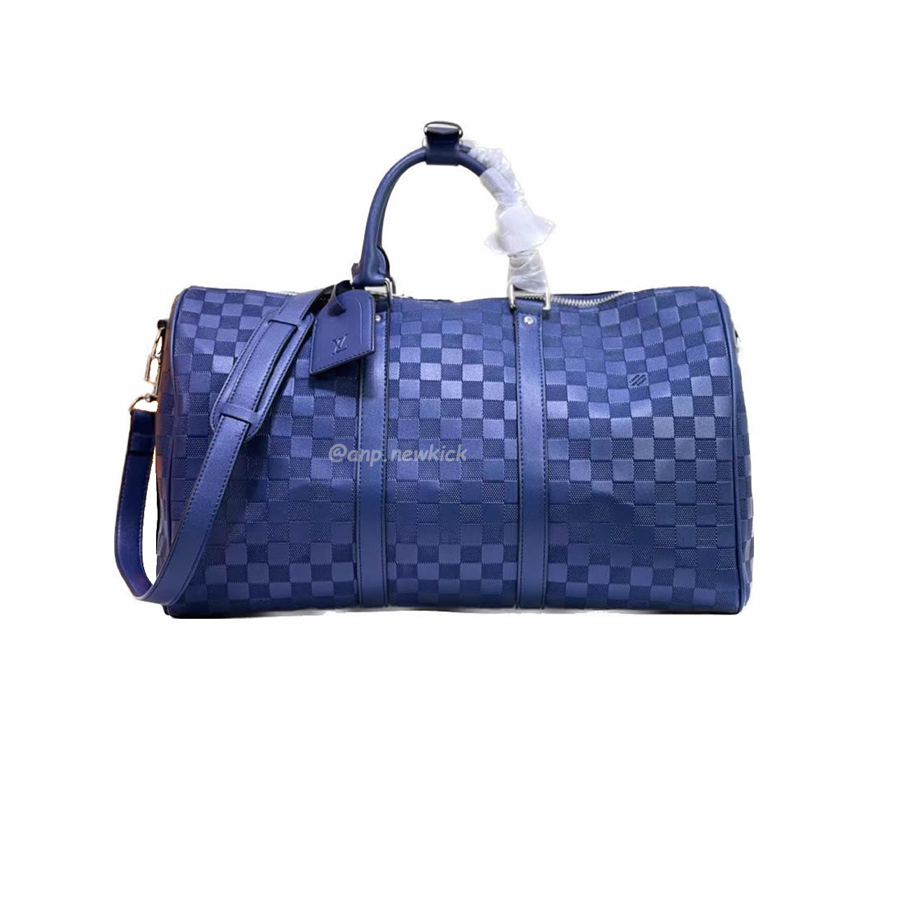 Louis Vuitton Keepall Bandouliere Monogram 50 Navy Duffel Bag (67) - newkick.vip